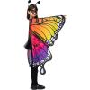 imageSpooktacular Creations Rainbow Butterfly Wing Kids Halloween Butterfly Costume for Girls with Lace Mask and Bug Headband for Halloween Costume PartyRainbow