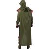 imageSpooktacular Creations Renaissance Robin Hood Deluxe Men Costume Set Made of Leather for Halloween Dress Up Party