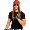 imageSpooktacular Creations Rockstar Costume 90s Rock Heavy Metal with 3pcs Bandanas Wig Gloves Sunglasses for Halloween Costumes 80s 90s Accessories