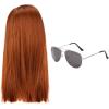 imageSpooktacular Creations Rockstar Costume 90s Rock Heavy Metal with 3pcs Bandanas Wig Gloves Sunglasses for Halloween Costumes 80s 90s Accessories