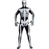 imageSpooktacular Creations Skeleton Bone Bodysuit Halloween Costumes for Men with Skeleton Hood Mask