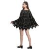 imageSpooktacular Creations Spider Costume Adult Woman Halloween Poncho Costume Spider Web Dress Poncho Outfit