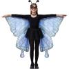 imageSpooktacular Creations Starry Butterfly Wing Butterfly Costume Kids for Halloween Costume GirlsBlue
