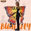 imageSpooktacular Creations Starry Butterfly Wing Butterfly Costume Kids for Halloween Costume GirlsOrange