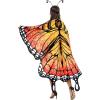 imageSpooktacular Creations Starry Butterfly Wing Butterfly Costume Women for Halloween Costume AdultOrange