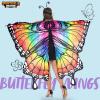 imageSpooktacular Creations Starry Butterfly Wing Butterfly Costume Women for Halloween Costume AdultRainbow