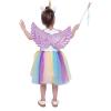 imageSpooktacular Creations Unicorn Princess Pageant Flower Girl Tutu Dress Rainbow Costume with Headband and wings for Kids