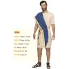 imageSpooktacular Creations Unisex Adult Toga Costume Set Greek Halloween Couples Costumes