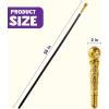 imageSpooktacular Creations Walking Cane Costume Vintage Staff Prop Stick Accessories for Dress Pimp Canes Party Pretend Play Costume for Adults and KidsGold
