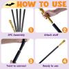 imageSpooktacular Creations Walking Cane Costume Vintage Staff Prop Stick Accessories for Dress Pimp Canes Party Pretend Play Costume for Adults and KidsGold