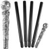 imageSpooktacular Creations Walking Cane Costume Vintage Staff Prop Stick Accessories for Dress Pimp Canes Party Pretend Play Costume for Adults and KidsSilver