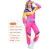imageSpooktacular Creations Women 80s Costume Adult Halloween 70s Workout Sportswear Outfit for Halloween Costume PartyPink