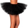 imageSpooktacular Creations Women Tutu Skirt Costume Adult Halloween Tutus for Halloween Costume Cosplay PartyBlack