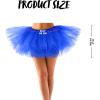 imageSpooktacular Creations Women Tutu Skirt Costume Adult Halloween Tutus for Halloween Costume Cosplay PartyBlue