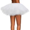 imageSpooktacular Creations Women Tutu Skirt Costume Adult Halloween Tutus for Halloween Costume Cosplay PartyWhite