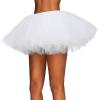 imageSpooktacular Creations Women Tutu Skirt Costume Adult Halloween Tutus for Halloween Costume Cosplay PartyWhite