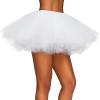 imageSpooktacular Creations Women Tutu Skirt Costume Adult Halloween Tutus for Halloween Costume Cosplay PartyWhite