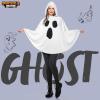 imageSpooktacular Creations Womens Ghost Costume White Ghost Poncho Adult Halloween Costume One Size