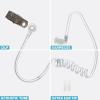imageSpooktacular Secret Spy Earpiece Headphones Secret Service Earpiece FBI CIA Secret Service Security Police Guard Earpiece Costume Accessory Spy Toy for Kids Adults Halloween Party Favors Cosplay