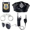 imageSpooktacular Creations 5 pcs Police Costume Accessories Halloween Costume Accessories for Adults Police RolePlaying Accessory Detective DressUps