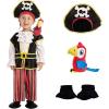 imageSpooktacular Creations Baby Pirate Costume Boys Pirate Outfit for Infant Halloween Trick Treating and Kids Dress up Parties