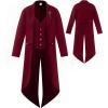 imageSpooktacular Creations Boys Halloween Steampunk Costume Kids Medieval Jacket Renaissance Victorian Tailcoat OutfitWine Red