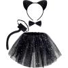 imageSpooktacular Creations Cat Pig Leopard Costume Set with Tutu Animals Headband Collar and TailCosplay Accessory KidsCat
