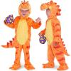 imageSpooktacular Creations Halloween Dinosaur Costume Kids TRex Costume Toddler with Egg for Baby Child Halloween Dressup PartyOrange
