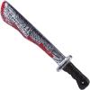 imageSpooktacular Creations Halloween Fake Machete Prop Plastic Machete Knife Fake Knife Weapon Toy for Halloween Costume Accessories Horror Costume Prop