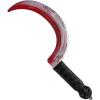 imageSpooktacular Creations Halloween Fake Plastic Sickle Weapon Toy Knife Prop Fake Grim Scythe Weapons for Halloween Costume Accessories Zombie Costume