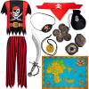 imageSpooktacular Creations Halloween Kids Pirate Costume Set Toddler Pirate Outfit Boys Renaissance Costume for DressUp Party