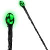 imageSpooktacular Creations Halloween LED Witch Staff Vintage Cane Light Up Magic Walking Cane Prop Stick Accessory for Halloween Party Dress Up Pretend Play Costume
