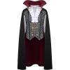 imageSpooktacular Creations Halloween Men Vampire CostumeHalloween Mens Vampire Cape Dracula Costume MenSilver