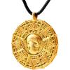 imageSpooktacular Creations Halloween Pirate Coin Necklace Pirate Skull Necklace Accessories for Men Women Halloween Cosplay Pirates Costume Halloween Dress Up Party FavorsGold
