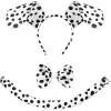 imageSpooktacular Creations Pink Pig Dalmatian Costume Set with Ears Nose Tail and Bow Tie Animal Costume Accessories for UnisexDalmatian