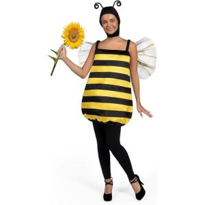 imageSpooktacular Creations Halloween Bee Costumes Adult Women Bumble Bee Costume for Women Halloween Cosplay
