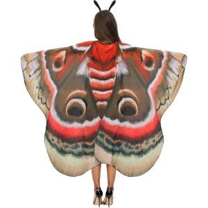 imageSpooktacular Creations Halloween Moth Costume Women Moth Cape for Women Halloween Dress Up Party Cosplay Themed Party