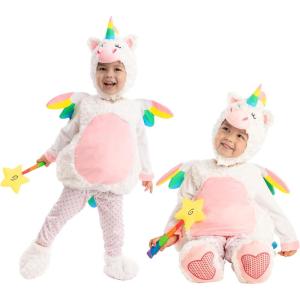imageSpooktacular Creations Halloween Unicorn Costume Toddler with Wings and Star Wand for Baby Kids Halloween Dress Up Party