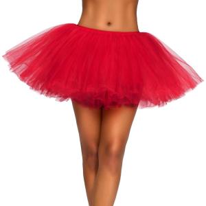 imageSpooktacular Creations Women Tutu Skirt Costume Adult Halloween Tutus for Halloween Costume Cosplay PartyRed