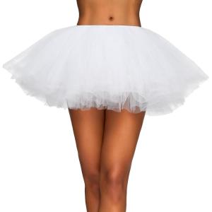 imageSpooktacular Creations Women Tutu Skirt Costume Adult Halloween Tutus for Halloween Costume Cosplay PartyWhite