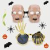 imageJOYIN 8 PCS Halloween Party Glasses for Kids Funny Fake Sunglasses with Pumpkin Eyeball Design One Size Terrifier Disguise Eyeglasses for Dress up Costume Accessories Photo Booth Props Sunglasses