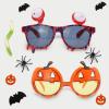 imageJOYIN 8 PCS Halloween Party Glasses for Kids Funny Fake Sunglasses with Pumpkin Eyeball Design One Size Terrifier Disguise Eyeglasses for Dress up Costume Accessories Photo Booth Props Sunglasses