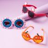 imageJOYIN 8 PCS Halloween Party Glasses for Kids Funny Fake Sunglasses with Pumpkin Eyeball Design One Size Terrifier Disguise Eyeglasses for Dress up Costume Accessories Photo Booth Props Sunglasses