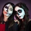imageSpooktacular Creations 2 PCS Halloween Makeup Face Body Paint Kit Foundation Clown Makeup Eye Black Sticks Waterproof Foundation Stick Set for Adult Skeleton Dress Up Black White