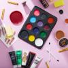 imageSpooktacular Creations 25 PCS Halloween Family Makeup Kit 12 Color Special Effect Face Body Paint Costume Makeup Zombie Cosplay Wounds Injuries ampamp Blood for Halloween Party Supplies