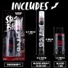 imageSpooktacular Creations 2PCS Fake Blood Makeup Kit  1oz Halloween Blood ampamp 025oz Fake Blood Spray Vampire Stage Halloween Blood Makeup Face Paint Washable Blood for Clothes Body Makeup SFX Cosplay