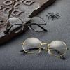 imageSpooktacular Creations 2PCS Halloween Fake Wizard glasses Old Men Wire Round Glasses Toys Costume Eyeglasses for Women Men Party Dress Up Accessories Prop
