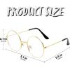 imageSpooktacular Creations 2PCS Halloween Fake Wizard glasses Old Men Wire Round Glasses Toys Costume Eyeglasses for Women Men Party Dress Up Accessories Prop