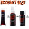imageSpooktacular Creations 3 Packs Halloween Fake Blood Set Halloween Blood Gel Blood Spray and Vampire Blood Tube for Halloween Costume Zombie Vampire and Monster Makeup ampamp Dress Up Cosplay