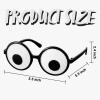 imageSpooktacular Creations 3PCS Eyes Glasses Halloween Funny Eyeball Glasses Silly Glasses for Kids Men Women Halloween Costume Accessories